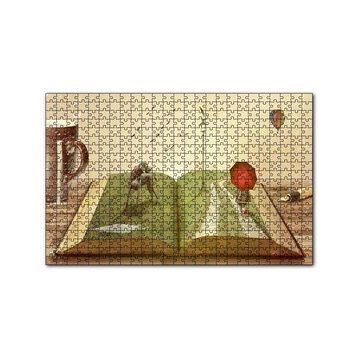 Cakapuzzle Kitaplarda Hayat Bulan Dünya 120 Parça Ahşap Puzzle