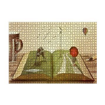Cakapuzzle Kitaplarda Hayat Bulan Dünya 120 Parça Ahşap Puzzle