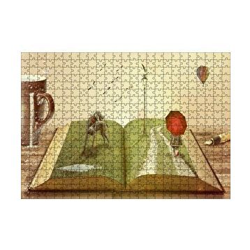Cakapuzzle Kitaplarda Hayat Bulan Dünya 120 Parça Ahşap Puzzle