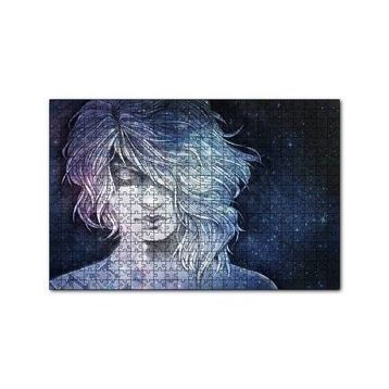 Cakapuzzle Kız Aynalar ve Galaksiler 120 Parça Ahşap Puzzle