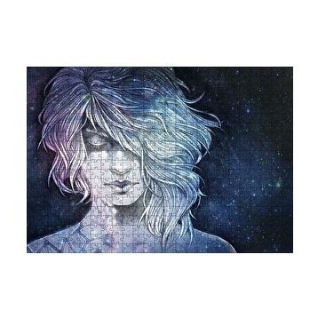 Cakapuzzle Kız Aynalar ve Galaksiler 120 Parça Ahşap Puzzle