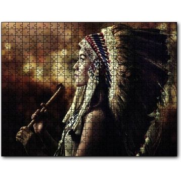 Cakapuzzle Kızıl Derili Kadın 120 Parça Puzzle