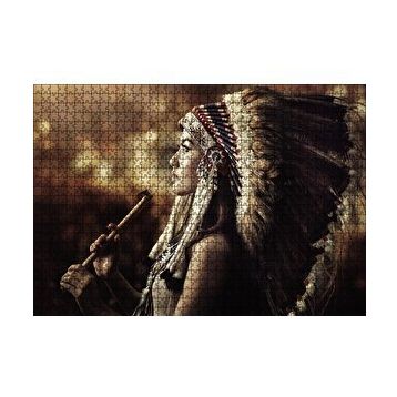 Cakapuzzle Kızıl Derili Kadın 120 Parça Puzzle