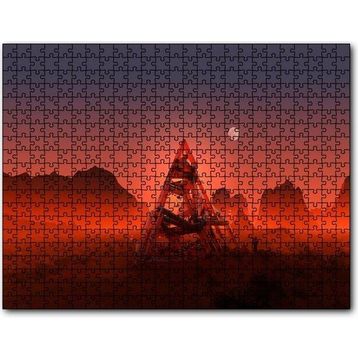 Cakapuzzle Kızıl Gezegen 3D Şekiller 255 Parça Puzzle