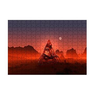 Cakapuzzle Kızıl Gezegen 3D Şekiller 255 Parça Puzzle