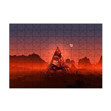 Cakapuzzle Kızıl Gezegen 3D Şekiller 255 Parça Puzzle