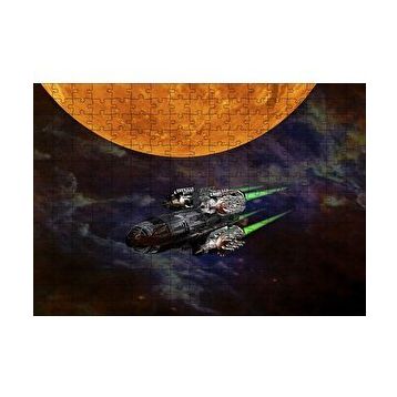 Cakapuzzle Kızıl Gezegen ve Uzay Gemisi 255 Parça Puzzle