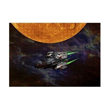 Cakapuzzle Kızıl Gezegen ve Uzay Gemisi 255 Parça Puzzle