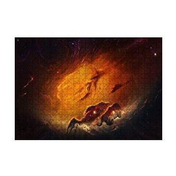 Cakapuzzle Kızıl Nebula ve Yıldızlar 120 Parça Puzzle