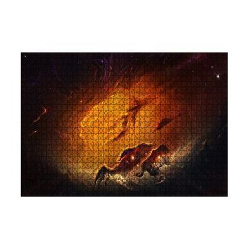 Cakapuzzle Kızıl Nebula ve Yıldızlar 120 Parça Puzzle