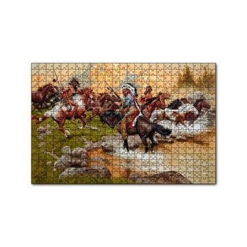 Cakapuzzle Kızılderili Vahşi Atlar 120 Parça Puzzle