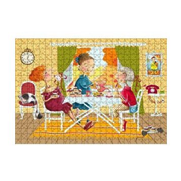 Cakapuzzle Kızlar Çay Keyfinde 255 Parça Puzzle
