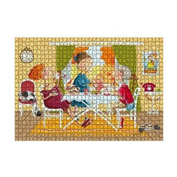 Cakapuzzle Kızlar Çay Keyfinde 255 Parça Puzzle