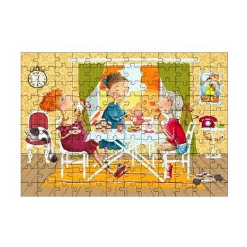 Cakapuzzle Kızlar Çay Keyfinde 255 Parça Puzzle