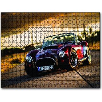 Cakapuzzle Klasik Bordo Otomobil 120 Parça Puzzle