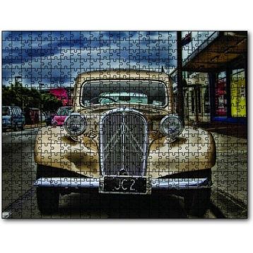 Cakapuzzle Klasik Gold Araba Görseli 120 Parça Puzzle
