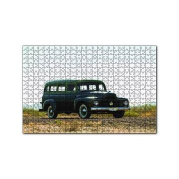 Cakapuzzle Klasik Sarı Otomobil Görseli 120 Parça Puzzle