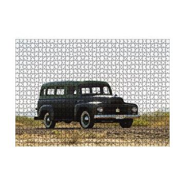 Cakapuzzle Klasik Sarı Otomobil Görseli 120 Parça Puzzle