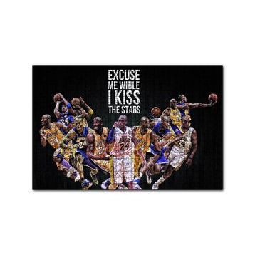Cakapuzzle Kobe Bryant Özgürlük 120 Parça Ahşap Puzzle