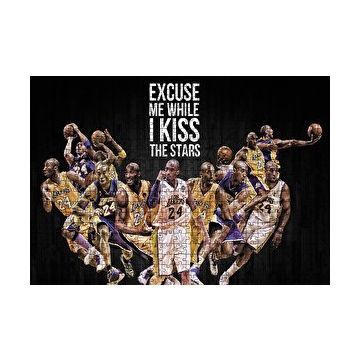 Cakapuzzle Kobe Bryant Özgürlük 120 Parça Ahşap Puzzle