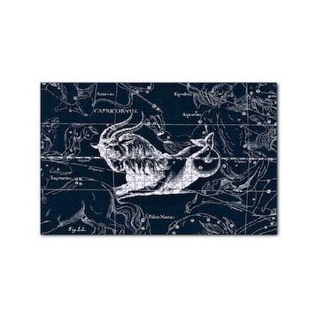 Cakapuzzle Koç Burcu Görseli Siyah Beyaz 120 Parça Puzzle