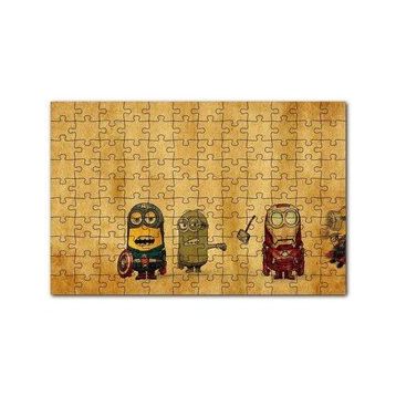 Cakapuzzle Kölelerinin Aşağılık Beni Yenilmez Görseli 120 Parça Ahşap Puzzle