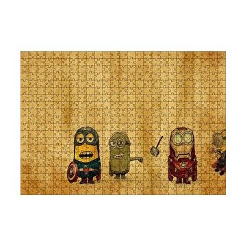 Cakapuzzle Kölelerinin Aşağılık Beni Yenilmez Görseli 120 Parça Ahşap Puzzle