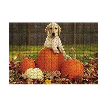 Cakapuzzle Köpek Kabaklar 120 Parça Ahşap Puzzle