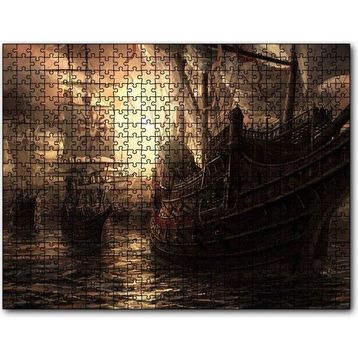 Cakapuzzle Korsan Gemileri Jolly Roger 255 Parça Puzzle