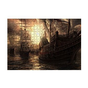 Cakapuzzle Korsan Gemileri Jolly Roger 255 Parça Puzzle