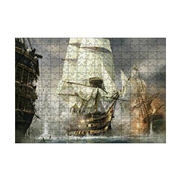 Cakapuzzle Korsan Savaş Gemisi Görseli 120 Parça Puzzle