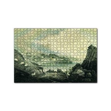 Cakapuzzle Koyda Binalar Yamaçta Koyunlar 255 Parça Puzzle