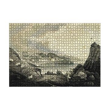 Cakapuzzle Koyda Binalar Yamaçta Koyunlar 255 Parça Puzzle