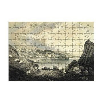 Cakapuzzle Koyda Binalar Yamaçta Koyunlar 255 Parça Puzzle