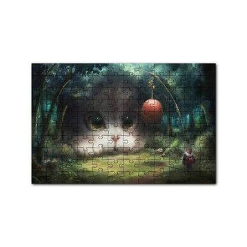 Cakapuzzle Koyu Orman ve Sevimli Dev Kedicik 120 Parça Puzzle