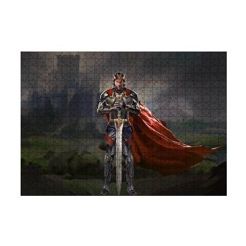 Cakapuzzle Kral Arthur Sanat Eseri Görseli 120 Parça Ahşap Puzzle