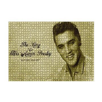 Cakapuzzle Kral Elvis Aaron Presley Sepya Portre 255 Parça Puzzle