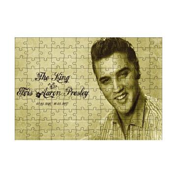 Cakapuzzle Kral Elvis Aaron Presley Sepya Portre 255 Parça Puzzle