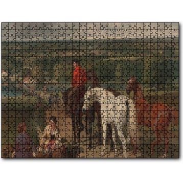 Cakapuzzle Kraliyet At Eğitmeni Yağlıboya 255 Parça Puzzle