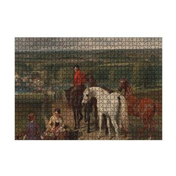 Cakapuzzle Kraliyet At Eğitmeni Yağlıboya 255 Parça Puzzle