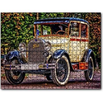 Cakapuzzle Krem Antika Ford Araba 120 Parça Puzzle