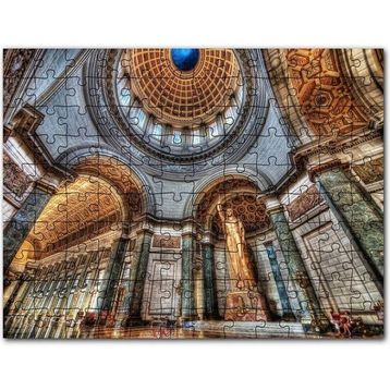 Cakapuzzle Kübada Tarihi Yapı İçeriden Görünüm 120 Parça Ahşap Puzzle