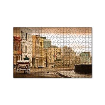 Cakapuzzle Kübada Tenha Bir Cadde 120 Parça Ahşap Puzzle