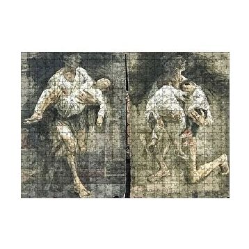 Cakapuzzle Kucakta Uyuyan Çocuklar 120 Parça Ahşap Puzzle