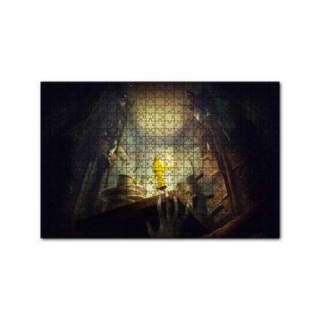 Cakapuzzle Küçük Kabuslar Oyun Serisi Görseli 120 Parça Ahşap Puzzle