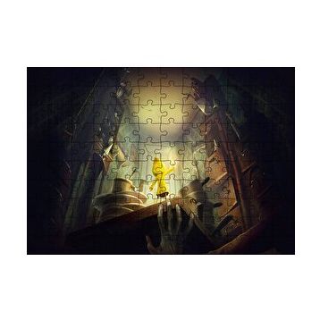Cakapuzzle Küçük Kabuslar Oyun Serisi Görseli 120 Parça Ahşap Puzzle