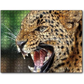 Cakapuzzle Kükreyen Güzel Leopar Görseli 120 Parça Puzzle
