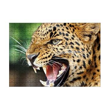 Cakapuzzle Kükreyen Güzel Leopar Görseli 120 Parça Puzzle