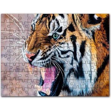 Cakapuzzle Kükreyen Kaplan 120 Parça Puzzle