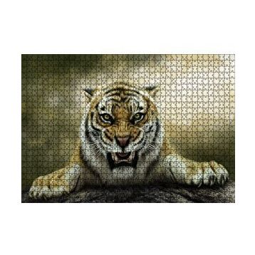 Cakapuzzle Kükreyen Kaplan Artwork 120 Parça Ahşap Puzzle